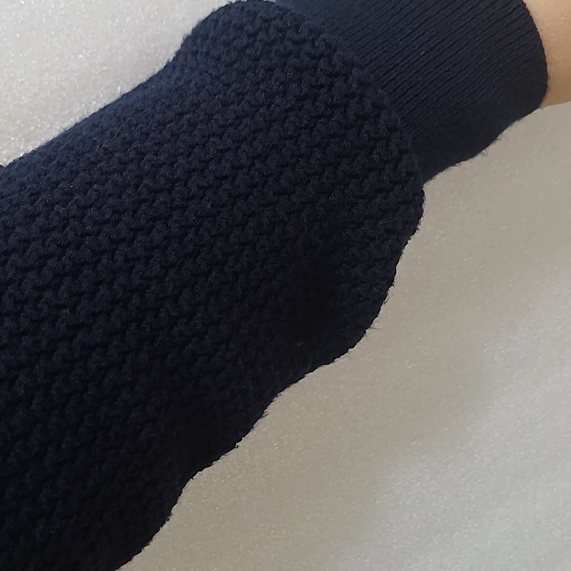 국내 산드로 니트 숏 가디건 여성 2XS 네이비 훌륭 사랑봉봉 상품이미지8