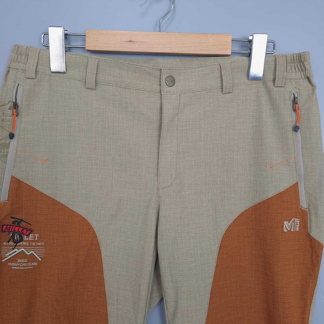 밀레 MILLET 투톤 배색 기능성 등산 팬츠 L 상품이미지2