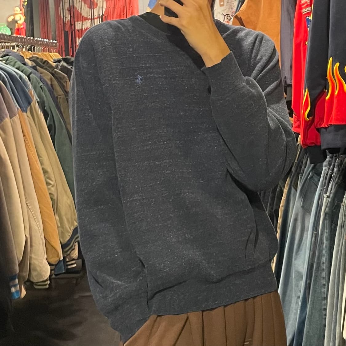 [IM] Polo 폴로랄프로렌 네이비 라운드넥 긴팔니트 상품이미지3