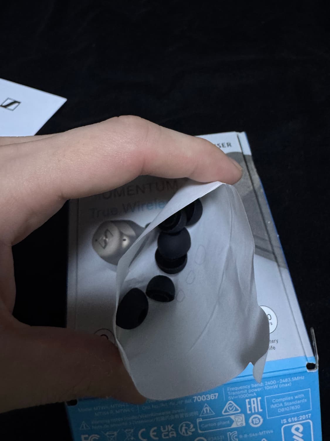 젠하이저 MTW4 모멘텀4 TW 블루투스 무선 이어폰 블랙 코퍼 상품이미지5