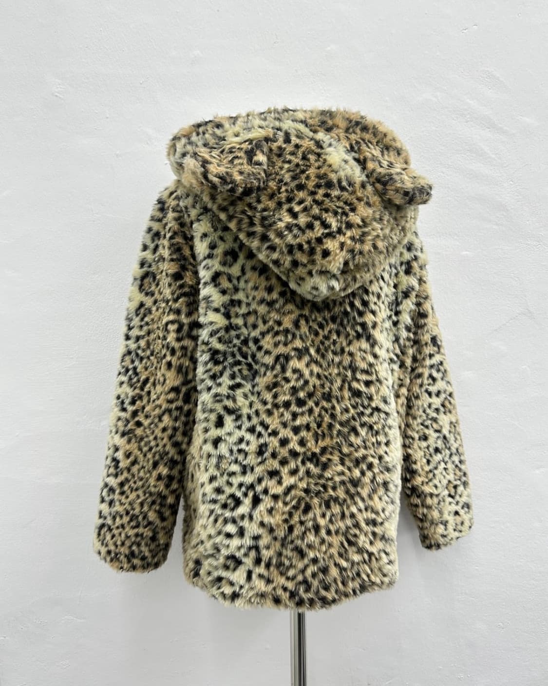 갸루 호피 퍼집업 상품이미지3