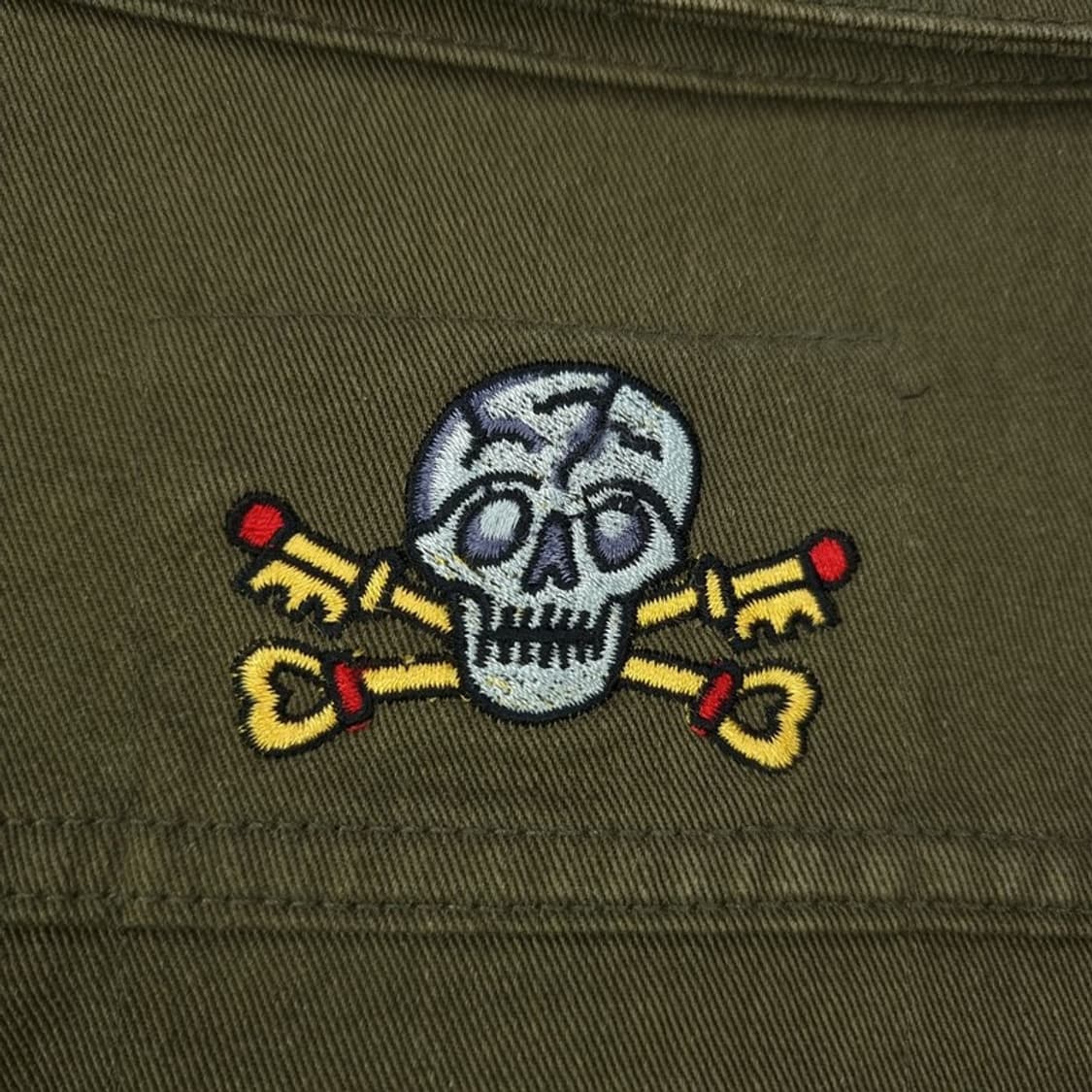 [쟈딕앤볼테르] 멀티 그래픽 자수 밀리터리 자켓 카키 P01540 상품이미지5