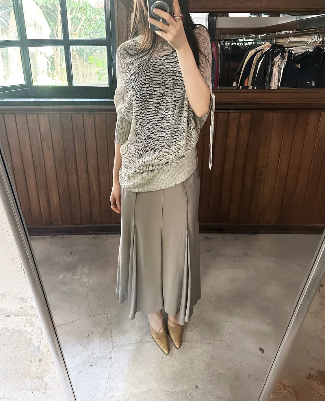 FRAY I.D. flow flare skirt 상품이미지3