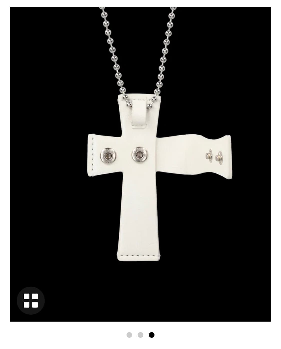 스컬프터 십자가 카드지갑 화이트  상품이미지3