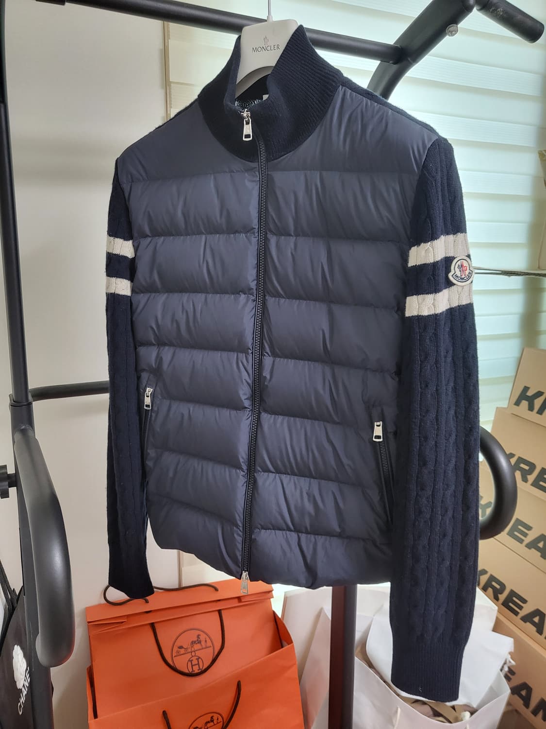 24FW 몽클레어 트리콧 니트패딩 m 상품이미지1