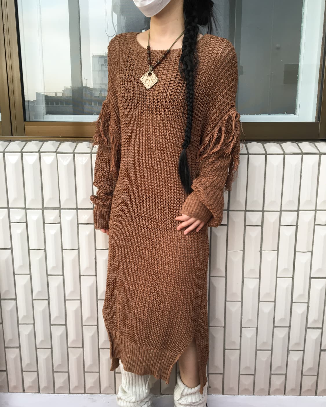 Fringe ponit knit onepiece 상품이미지6