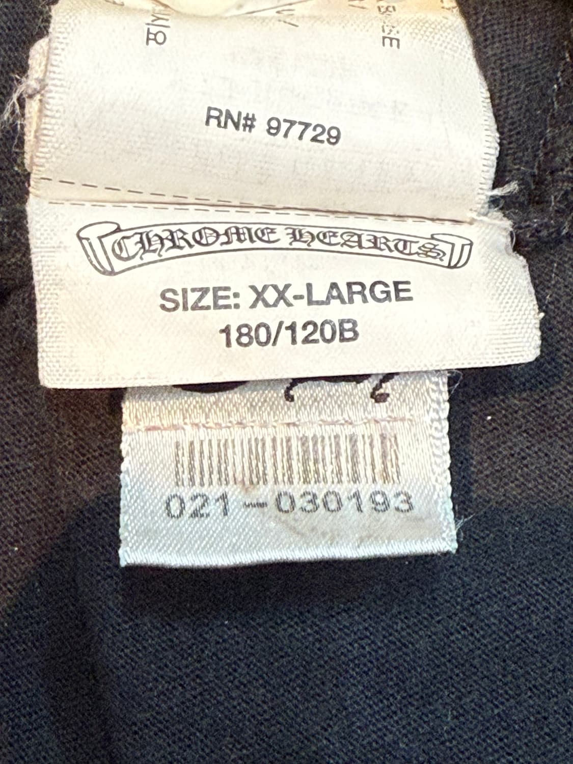 Chrome Hearts 크롬하츠 그라디언트 대거 티셔츠 블랙 상품이미지7