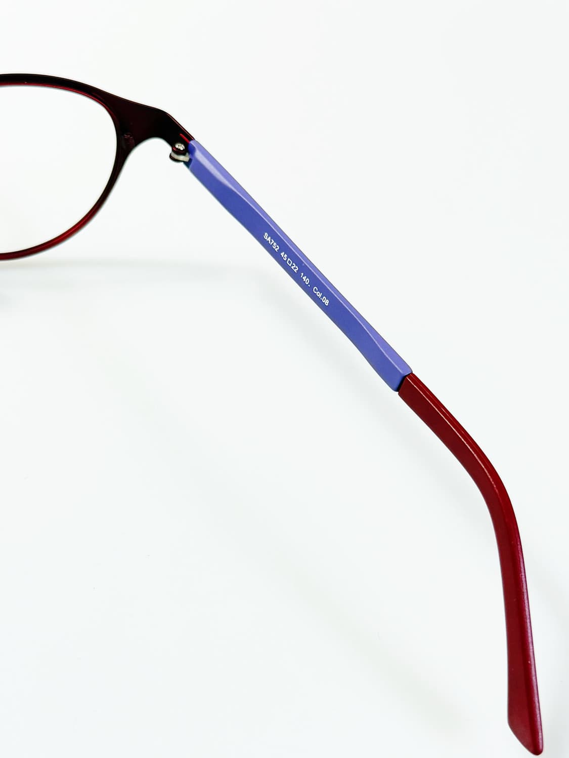 SKY EYEWEAR 맷버건디 메탈 라운드 빈티지 안경 상품이미지6