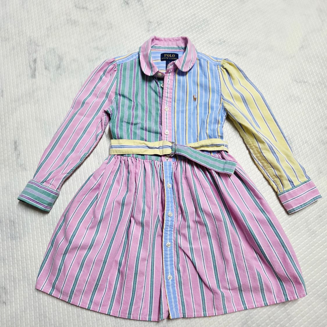 폴로 랄프로렌 여아 스트라이프 원피스 5 상품이미지3