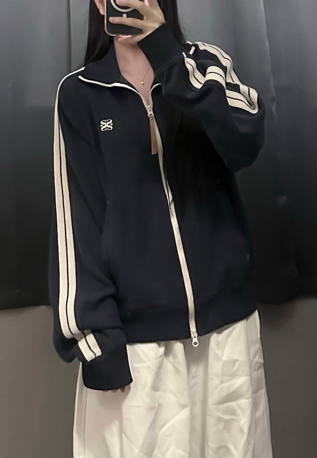 Satur 새터 트랙 자켓 네이비 상품이미지1