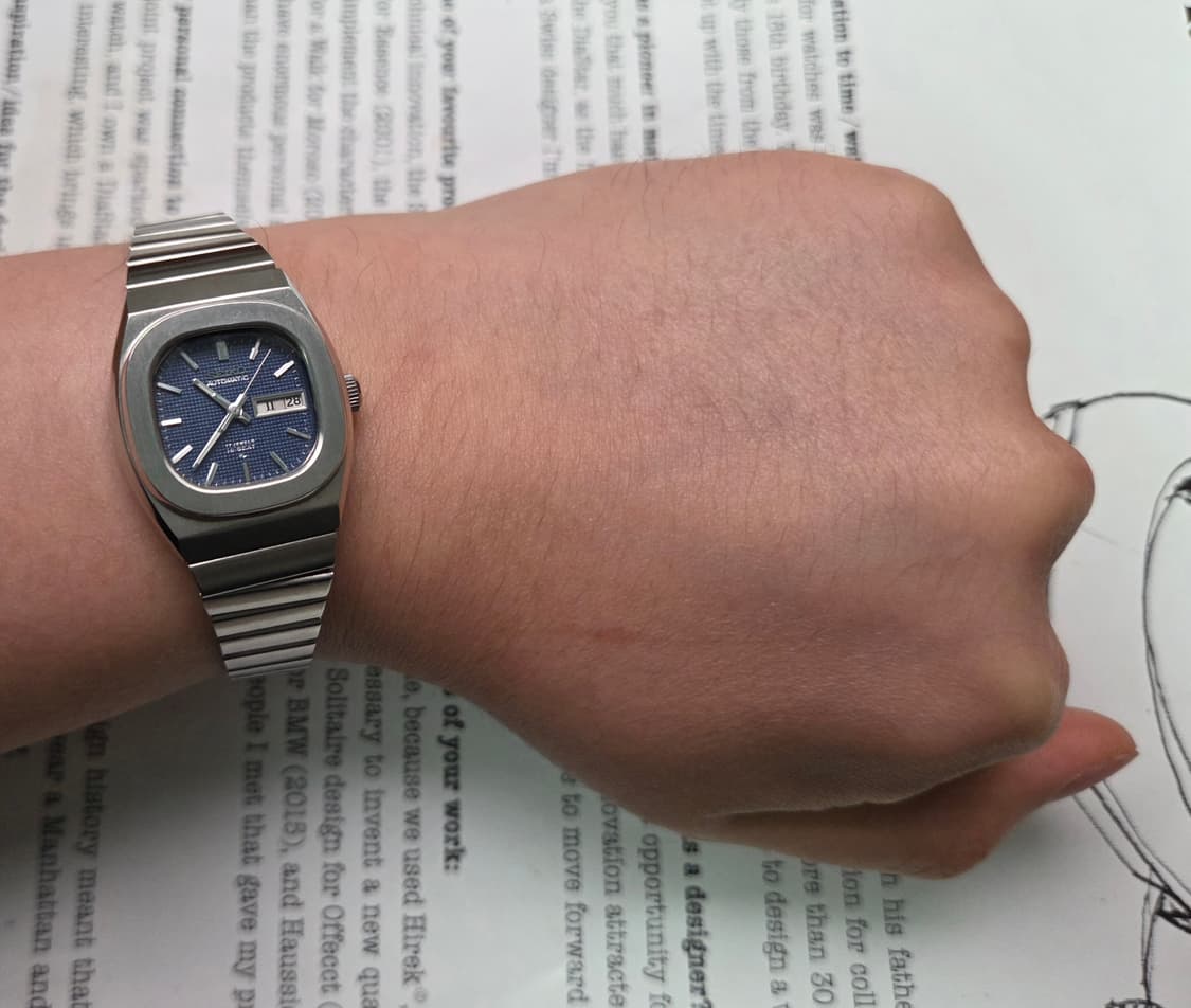 레어] 빈티지 세이코 하이비트 블루와플판 여성용 브레이슬릿 ver. 상품이미지9