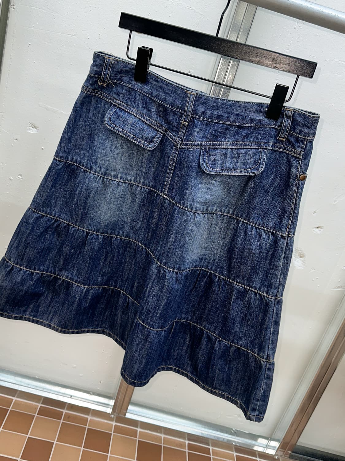 denim cancan midi skirt 상품이미지6