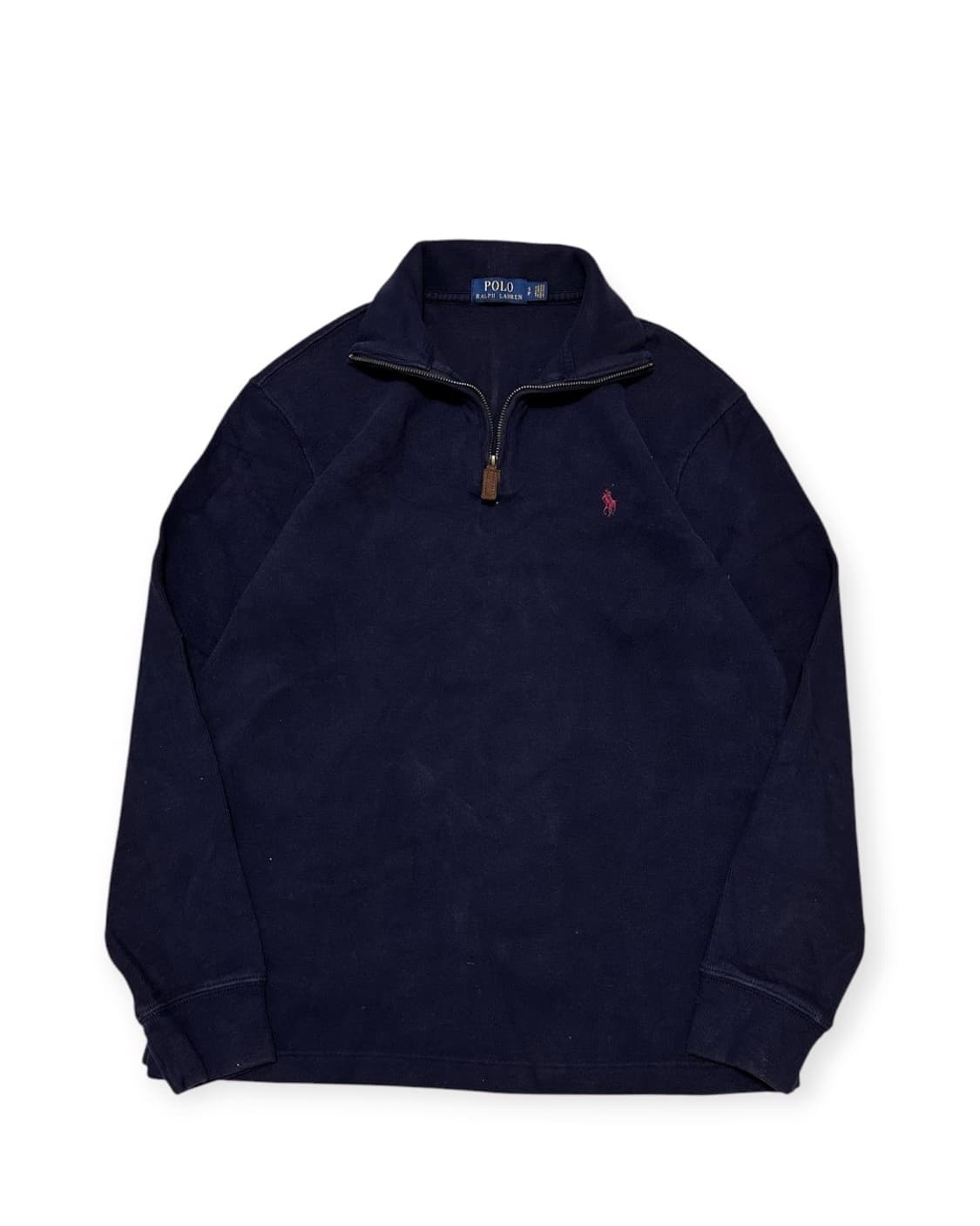 폴로 랄프로렌 네이비 반집업 니트 상품이미지1
