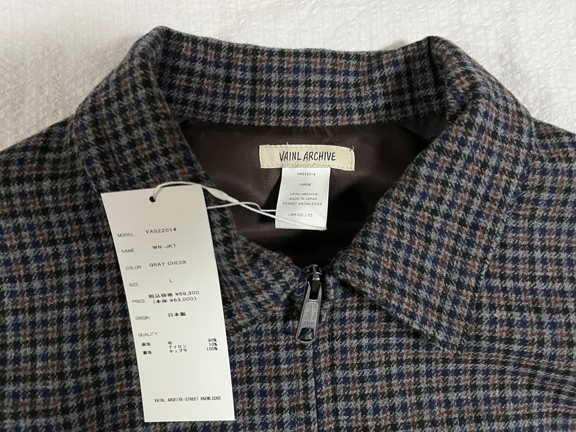 (새상품)(L)바이닐아카이브 Vainl Archive 울 자켓 상품이미지5