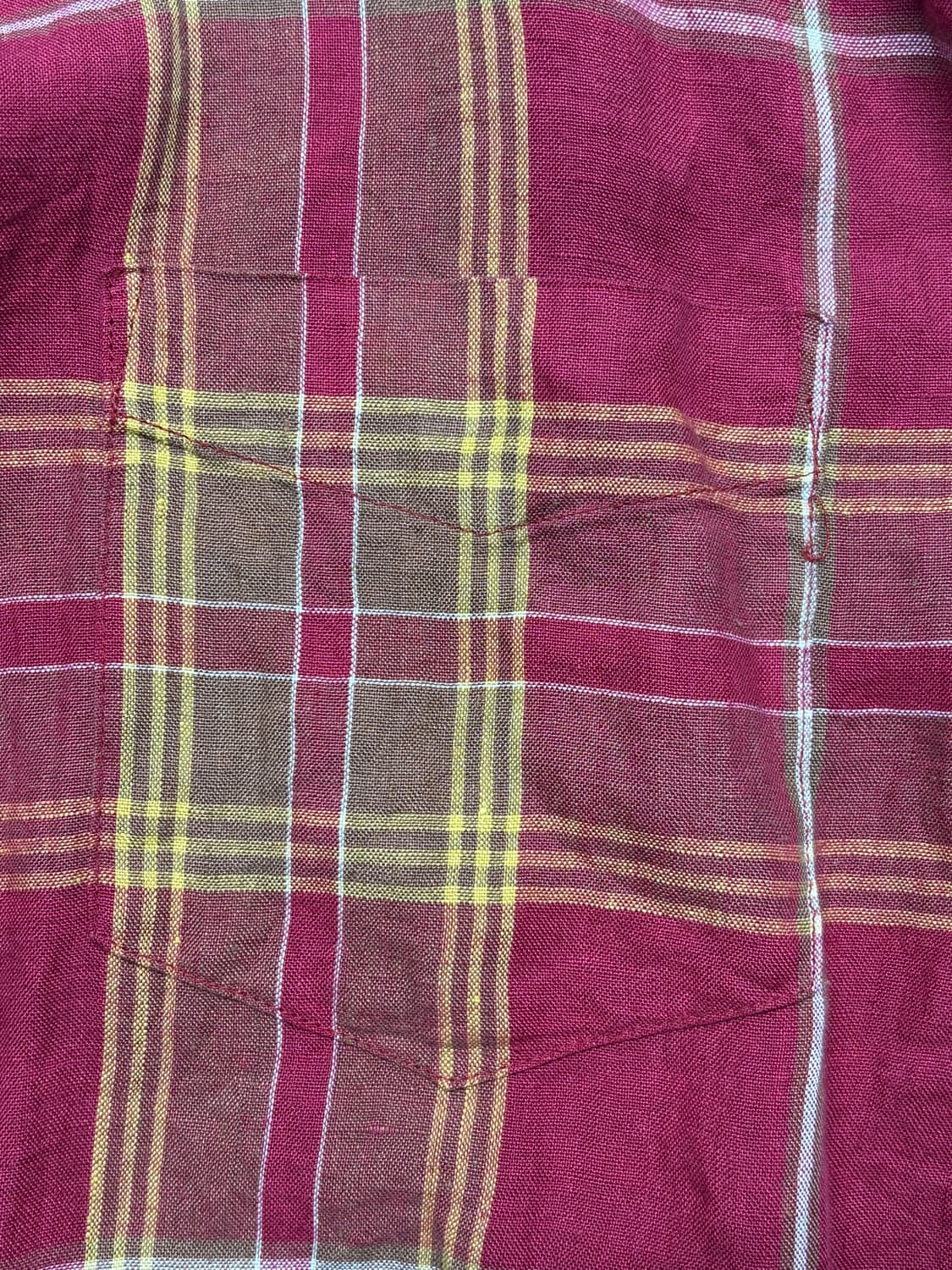 90's Gap 블루라벨 린넨 셔츠 상품이미지9