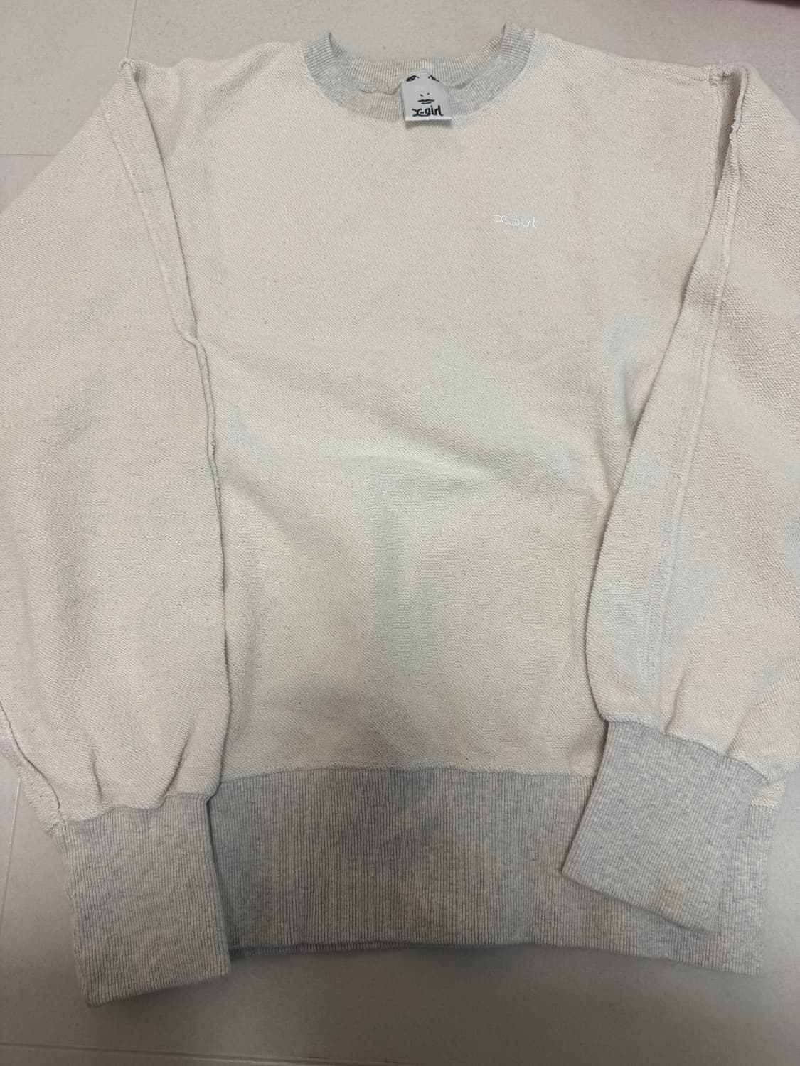 x-girl 엑스걸 맨투맨 상품이미지1