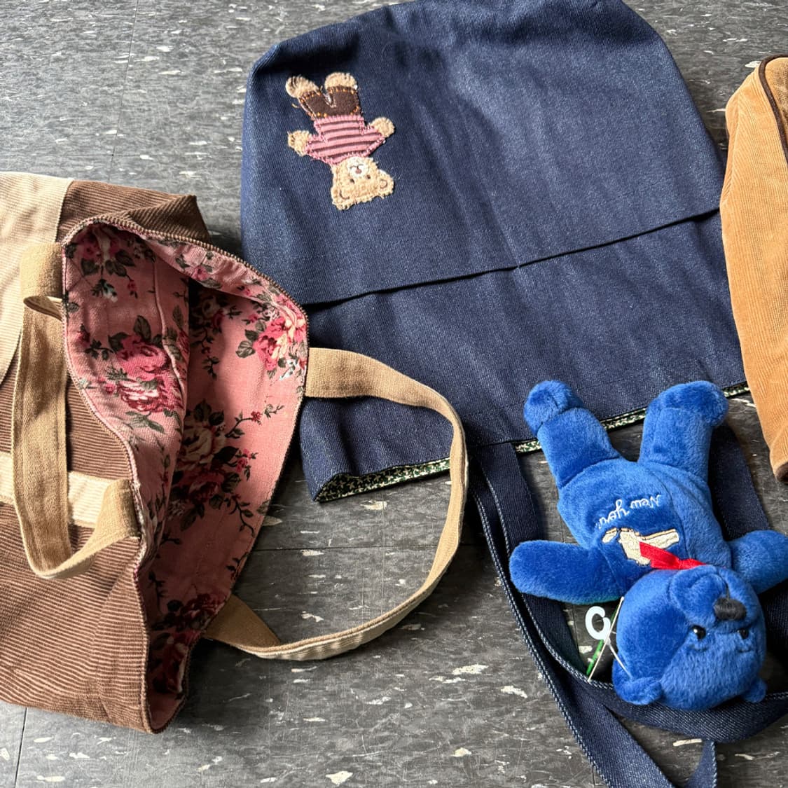 브라운 코듀로이 토트백 (BROWN) 상품이미지6