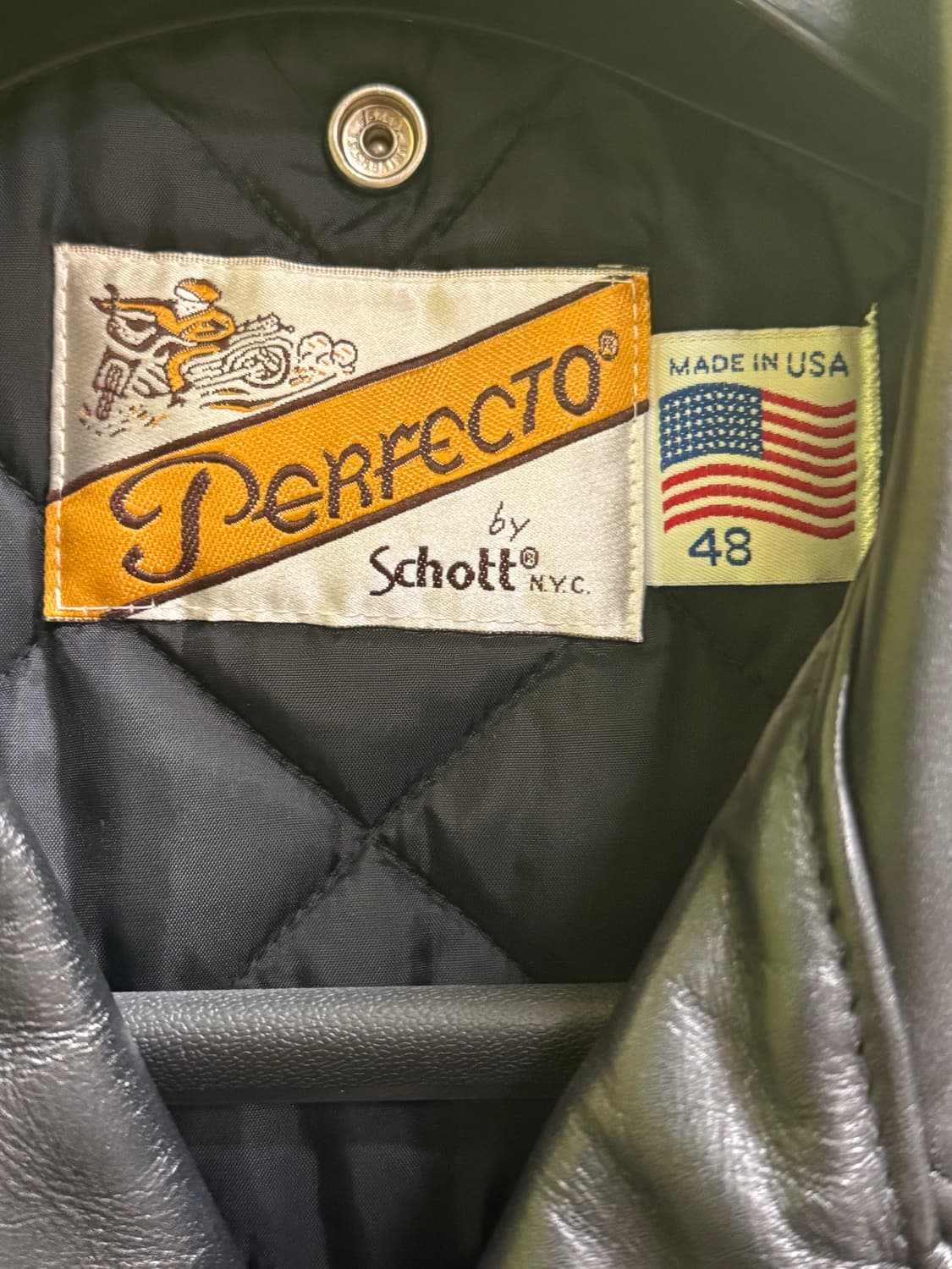 [48] 쇼트 퍼펙토 레더 자켓 상품이미지3