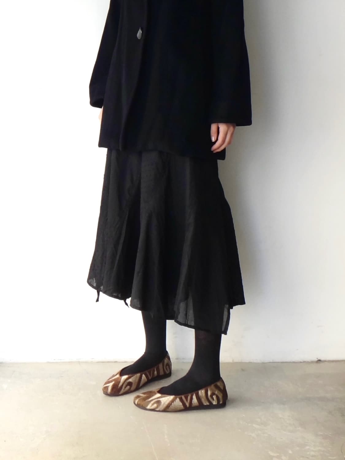 Geomatic pattern flat shoes 상품이미지8