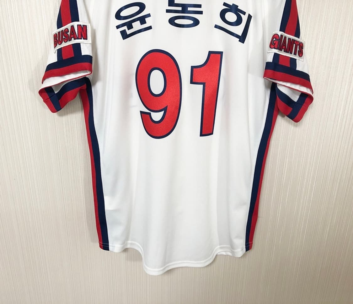 KBO CORE 롯데자이언츠 챔피언홈 어센틱유니폼 L #91 윤동희 상품이미지10