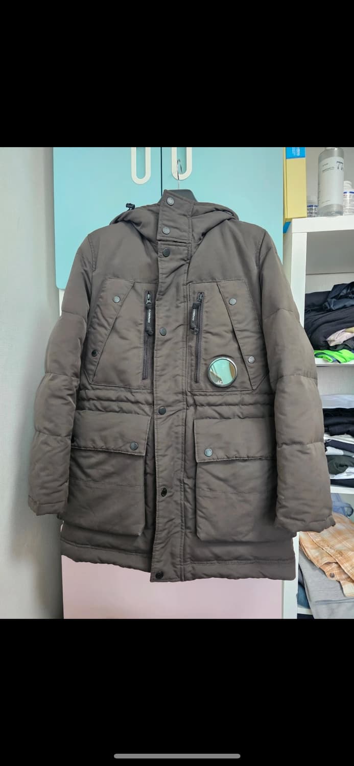 본래 가격 100만원정도 정품 씨피 !CP 컴퍼니 고글 패딩 야상 95  상품이미지1