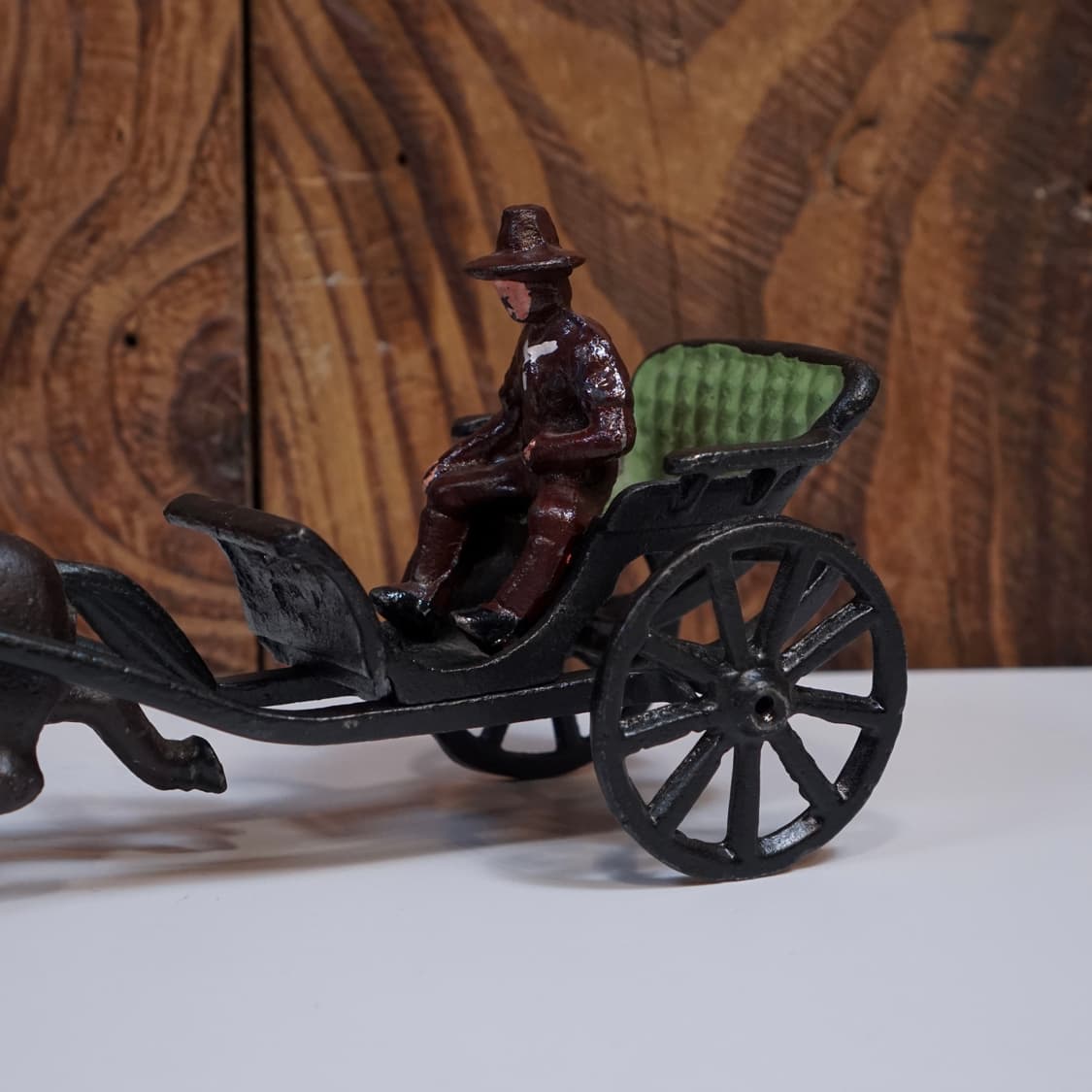 빈티지 소품 주철 말 마차 토이 상품이미지5