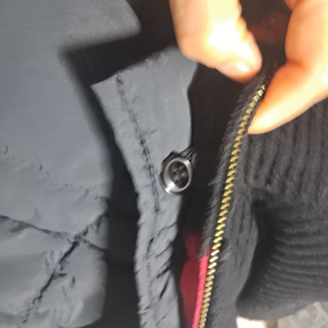 타미힐피거 남성 니트집업 가디건 패딩베스트 내피 M 상품이미지10