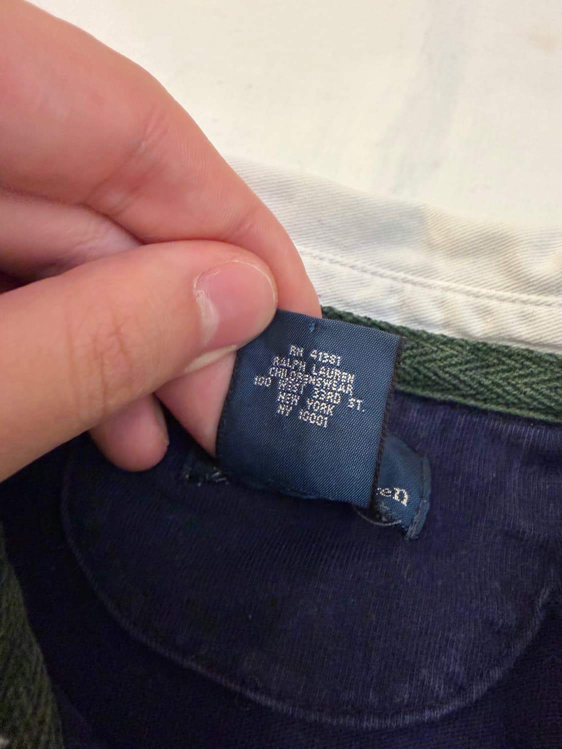 90s 폴로 랄프로렌 방패 치프키프 럭비 롱슬리브 카라티 상품이미지4