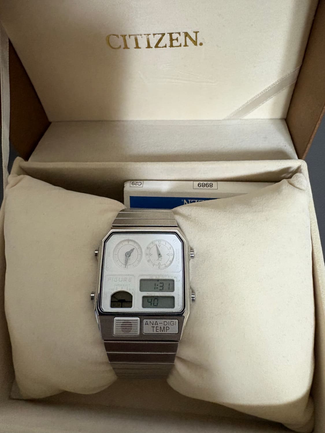 아나디지템프 tic tac 콜라보 화이트 citizen ana d 상품이미지1