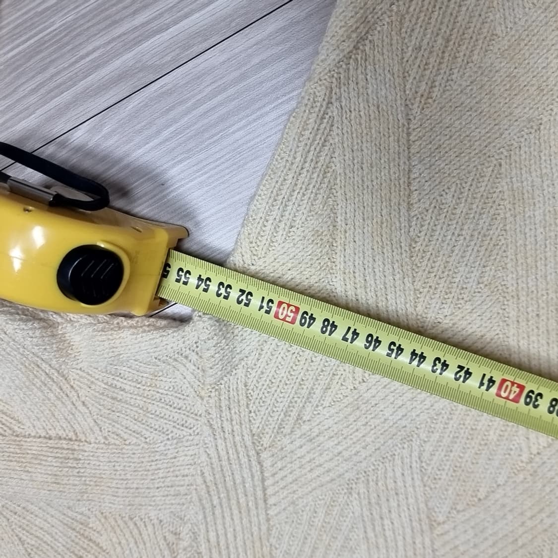 이태리제 지방시 아이보리 패턴 울 니트 스웨터(100-105) 상품이미지9