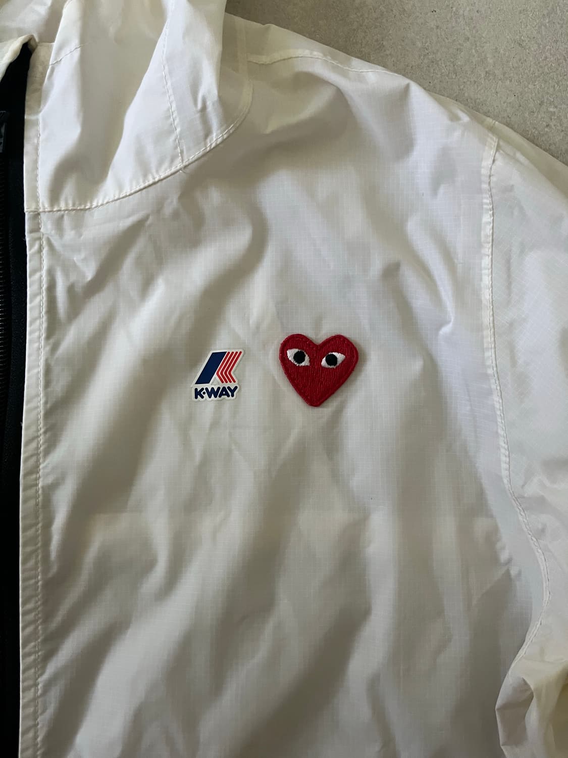 꼼데가르송 플레이 x KWAY Full Zip 12years 상품이미지2