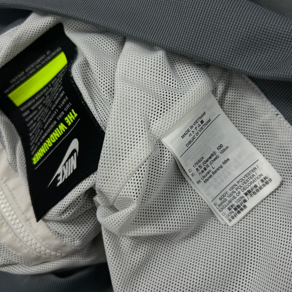 나이키 윈드러너 바람막이(L) 상품이미지3