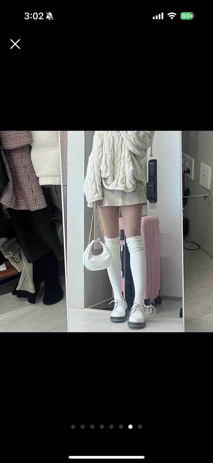 찰스앤키스 화이트 숄더 호보백 상품이미지7