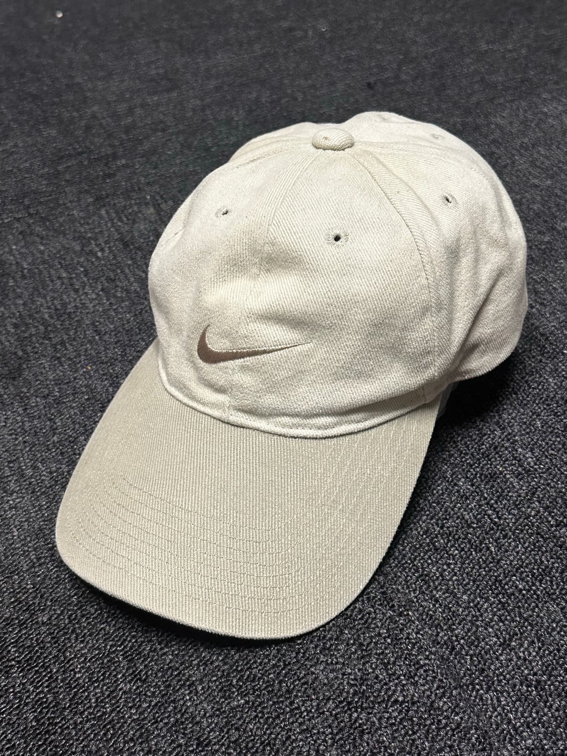 90s Nike 나이키 심플 스우시 베이직 코튼 베이스볼캡    상품이미지2