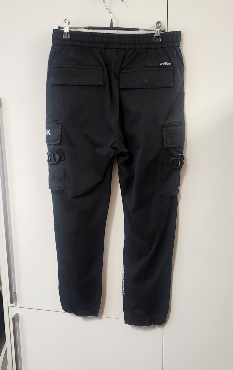 라이프워크 블랙 카고 조거팬츠 81 상품이미지2