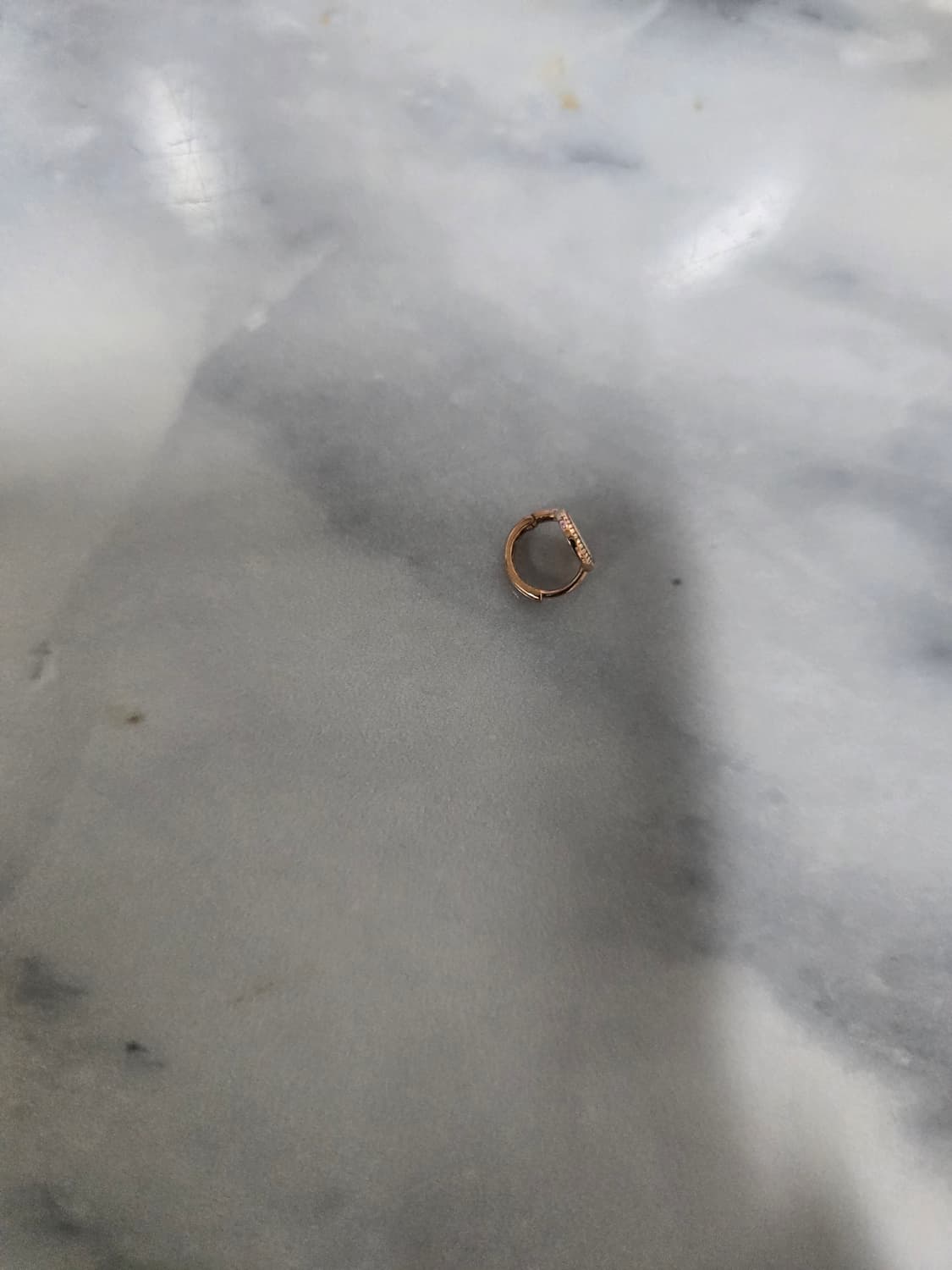 금값처분) 14k 로즈골드 H 귀찌, 피어싱 상품이미지3