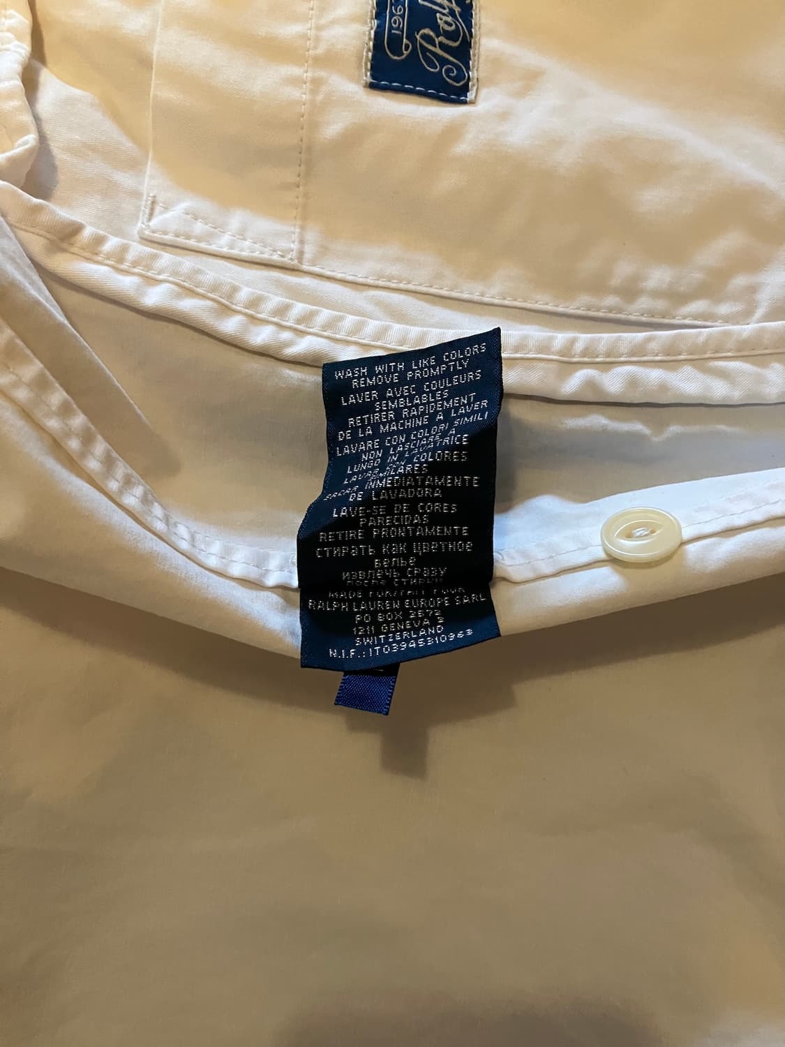 90s 빈티지 폴로 랄프로렌 화이트 드리즐러 자켓 상품이미지10