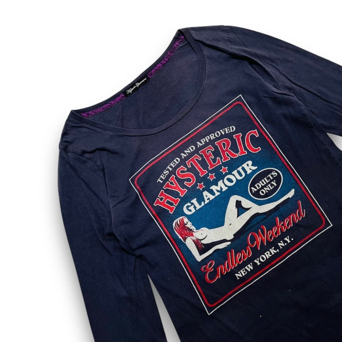 히스테릭 글래머 뉴욕 킨키 걸 빈티지 롱 슬리브 상품이미지2