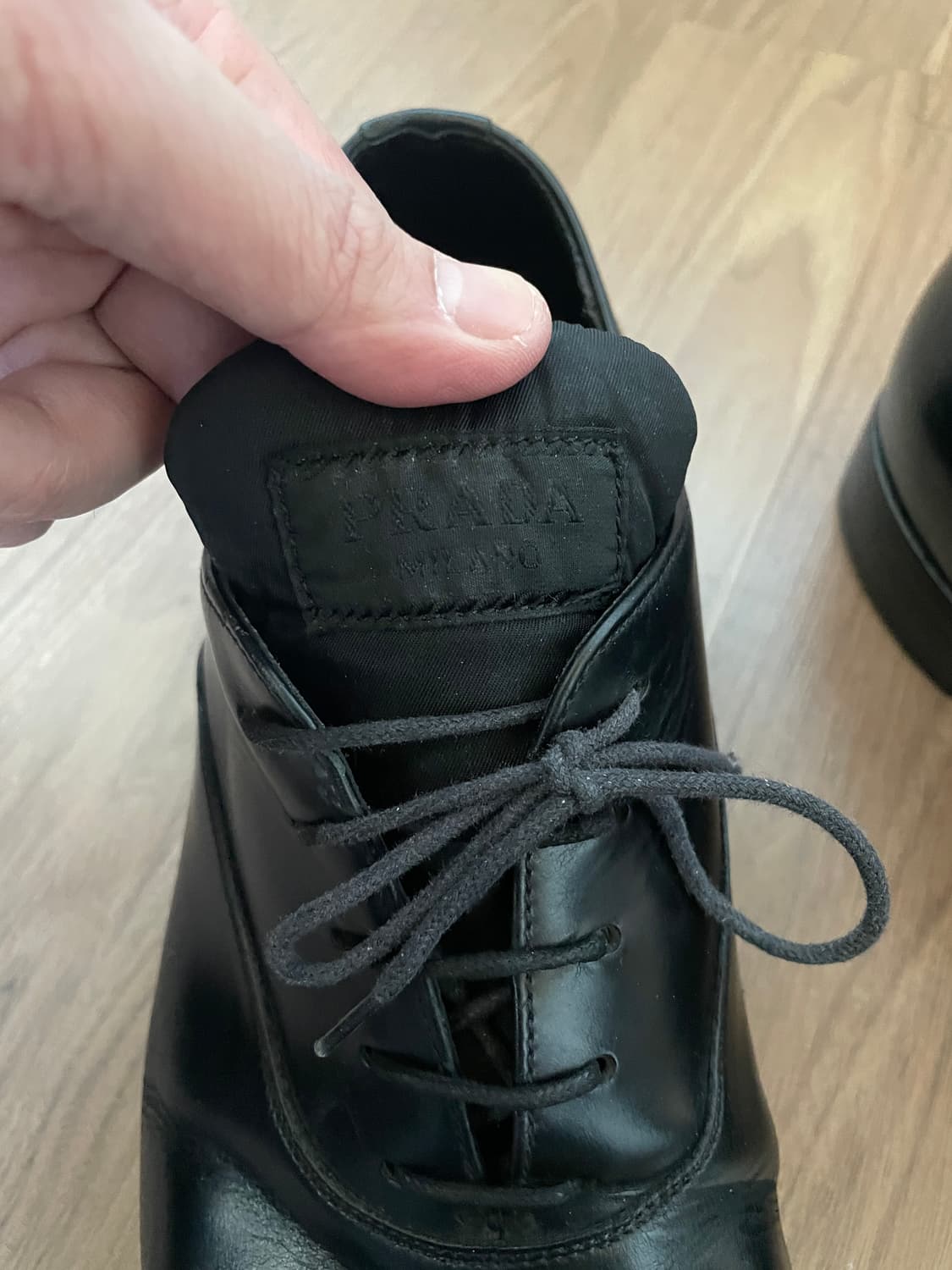 [44] 프라다 윙팁 더비 슈즈 구두prada  상품이미지5