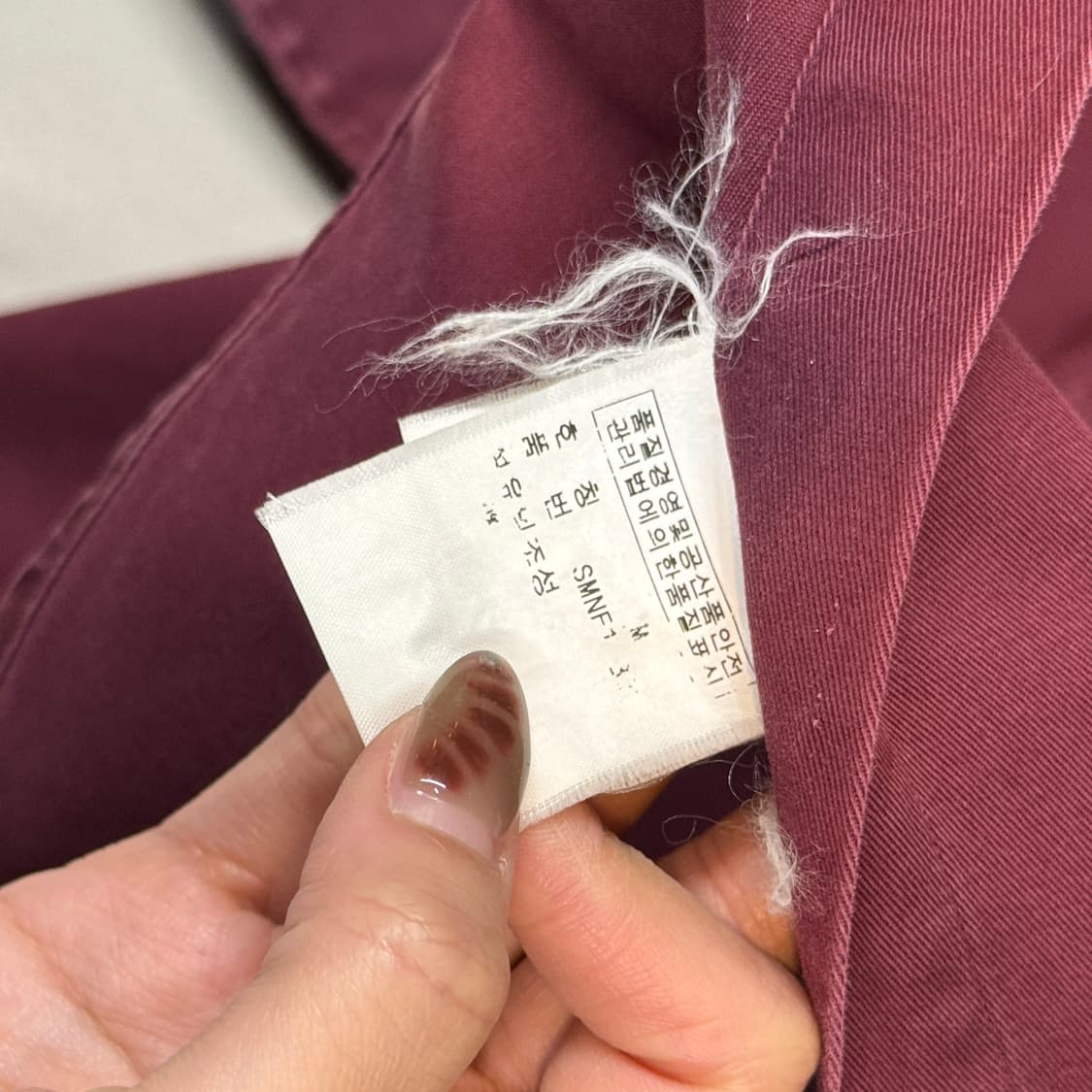 M) 폴로 랄프로렌 버건디 솔리드 셔츠 썬페이드 상품이미지8