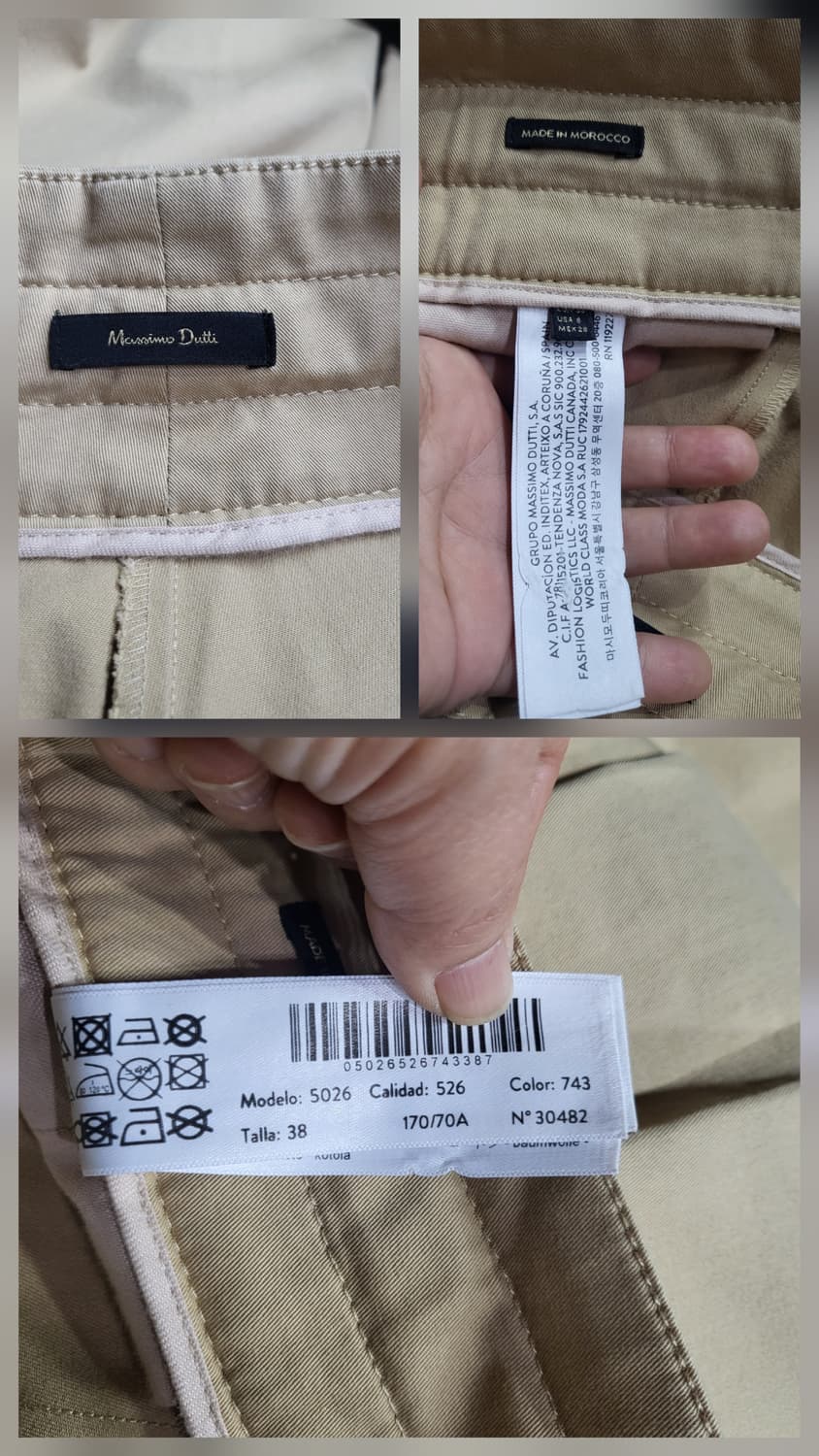 마시모두띠 투턱 벨트 와이드 팬츠 상품이미지7