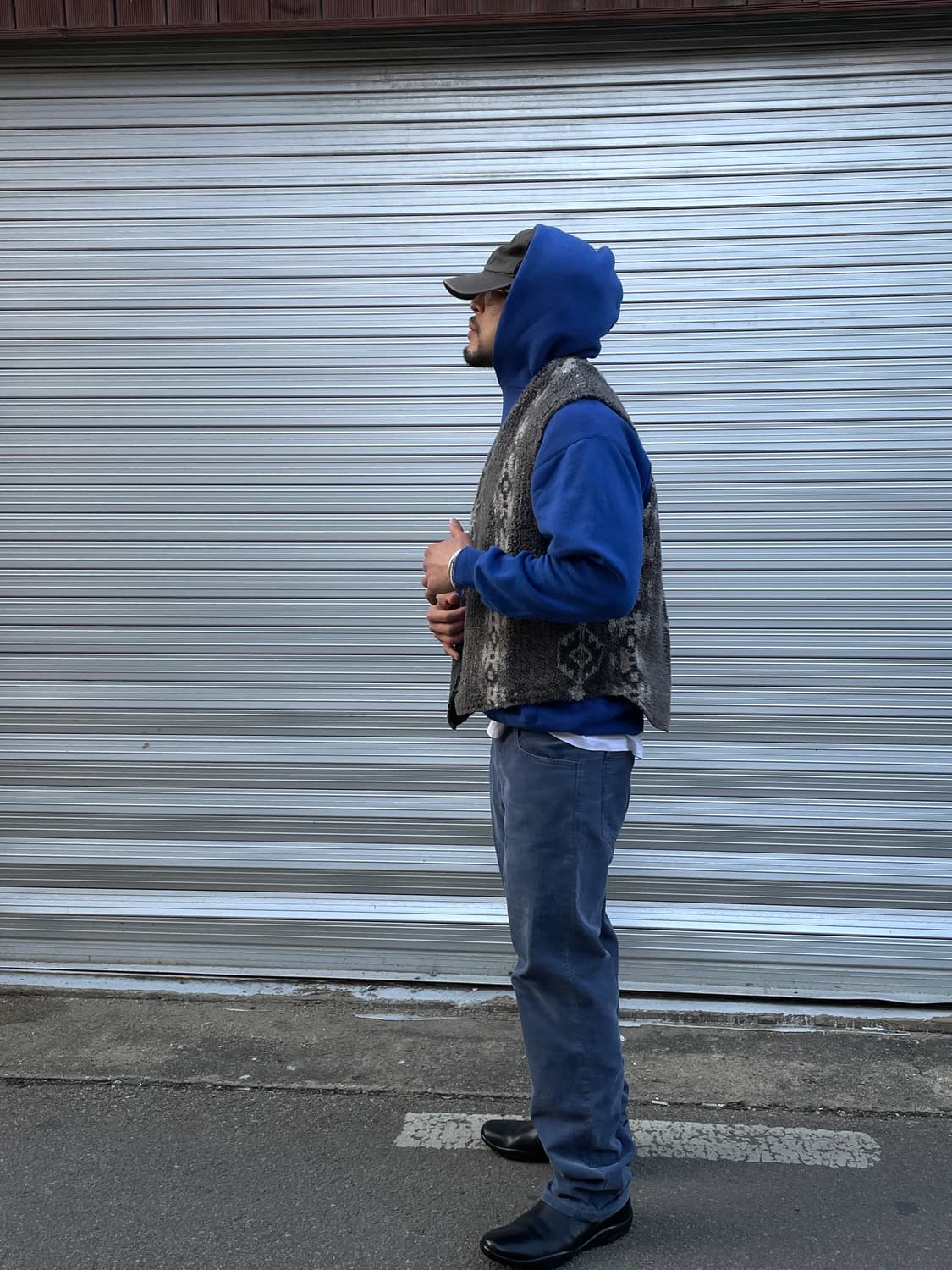 1996-97 Carhartt Dark Olive Aztec Vest 상품이미지2