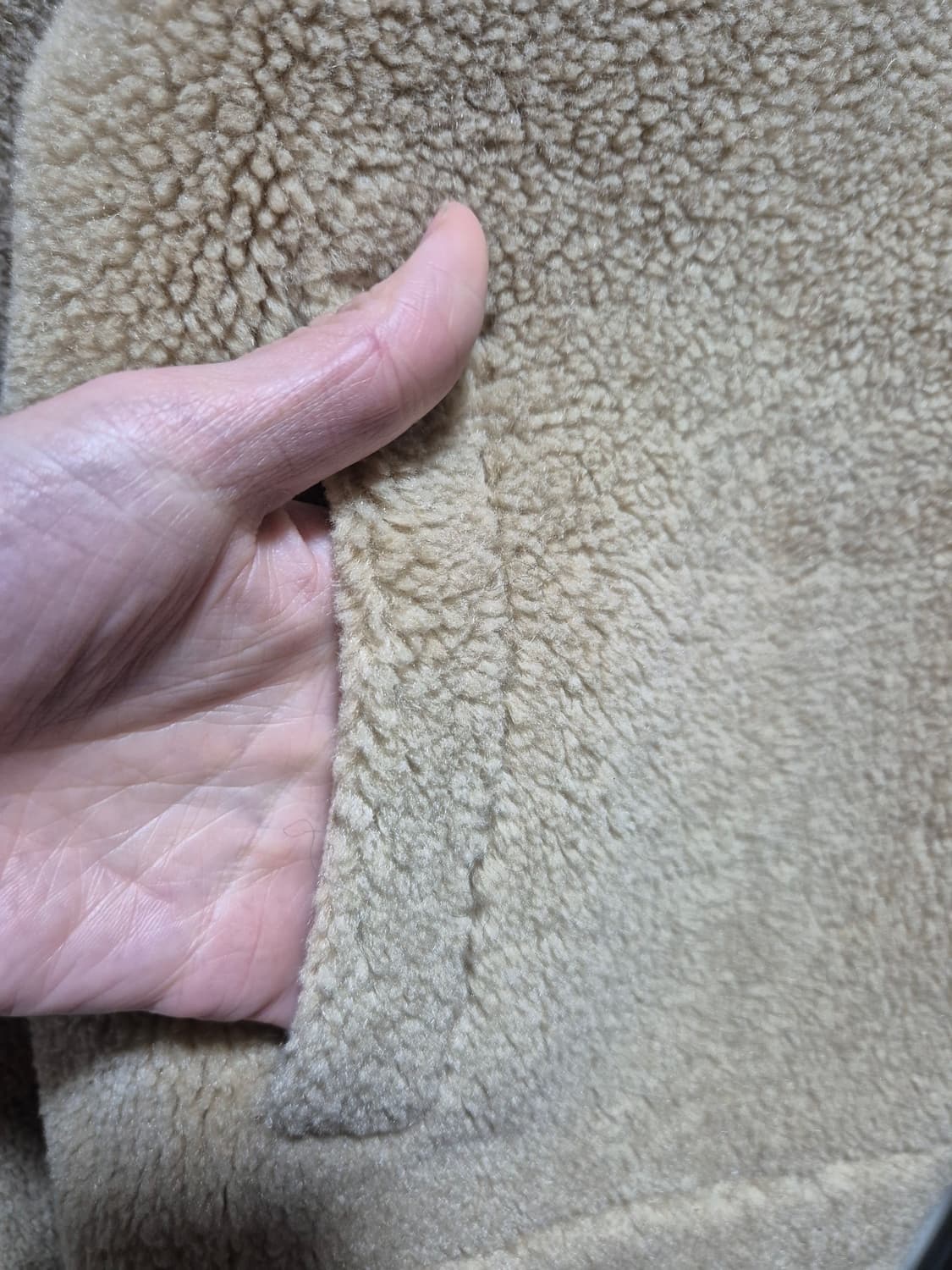 빈티지 베이지 뽀글이 자켓. 새상품 상품이미지4