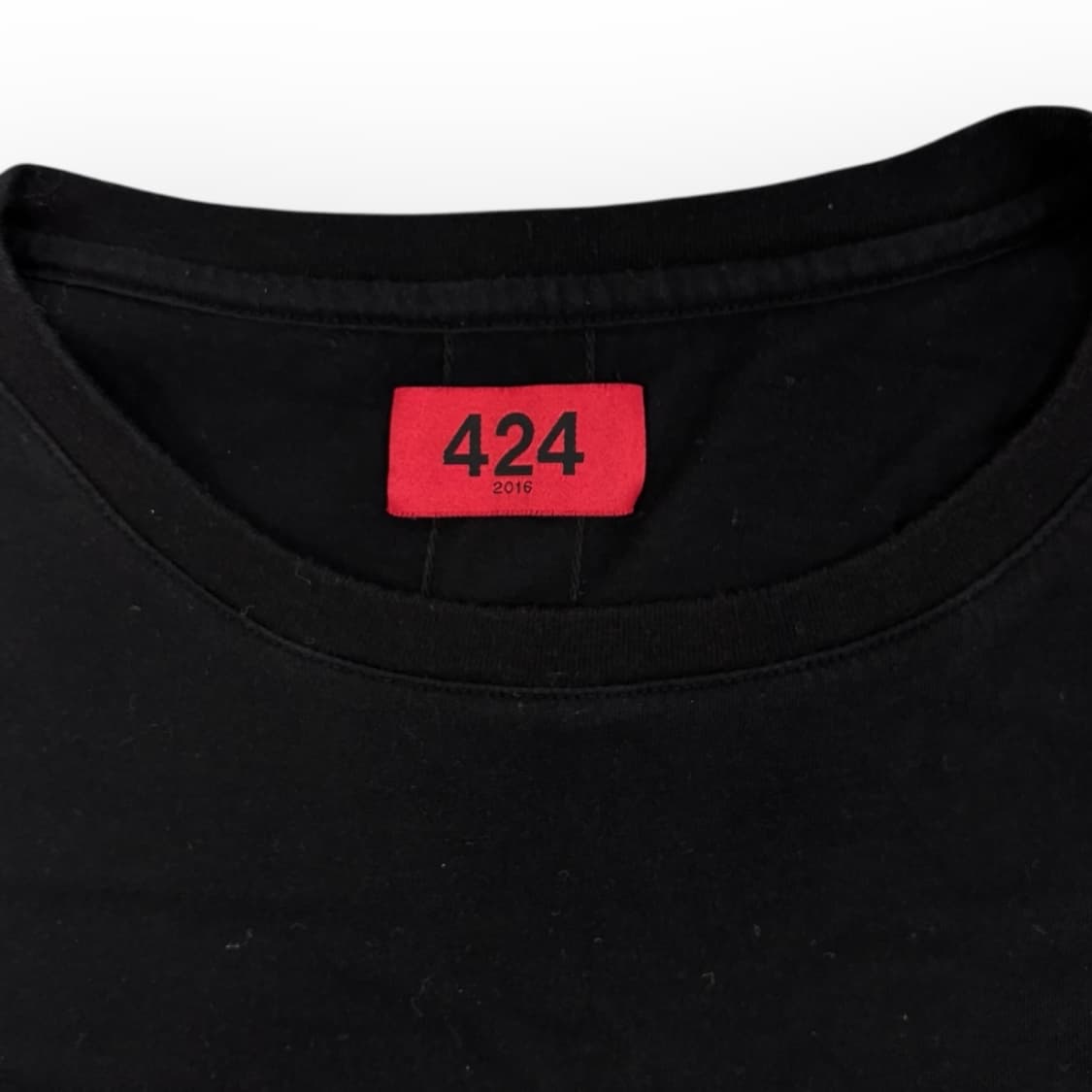 2XL)424 블랙 티셔츠 상품이미지4