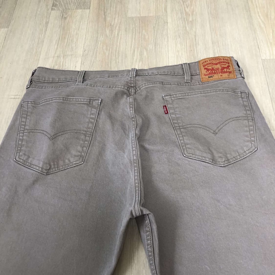 (40) 리바이스 Levi's 505 레귤러핏 올리브 그레이 데님 505 상품이미지2