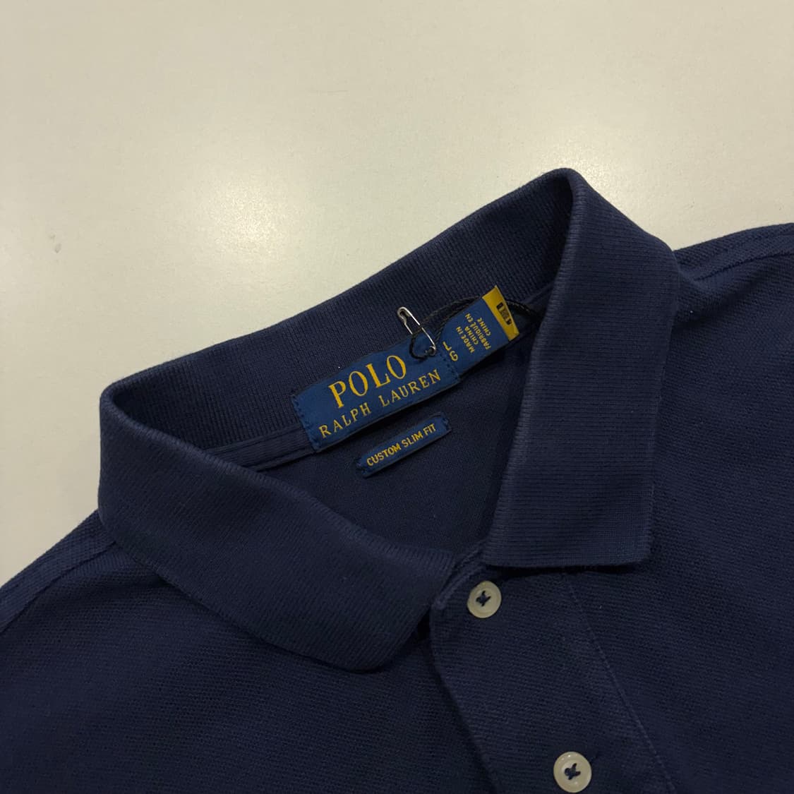 [L] 22s 폴로 랄프로렌 네이비 반팔 폴로티 C247 상품이미지4