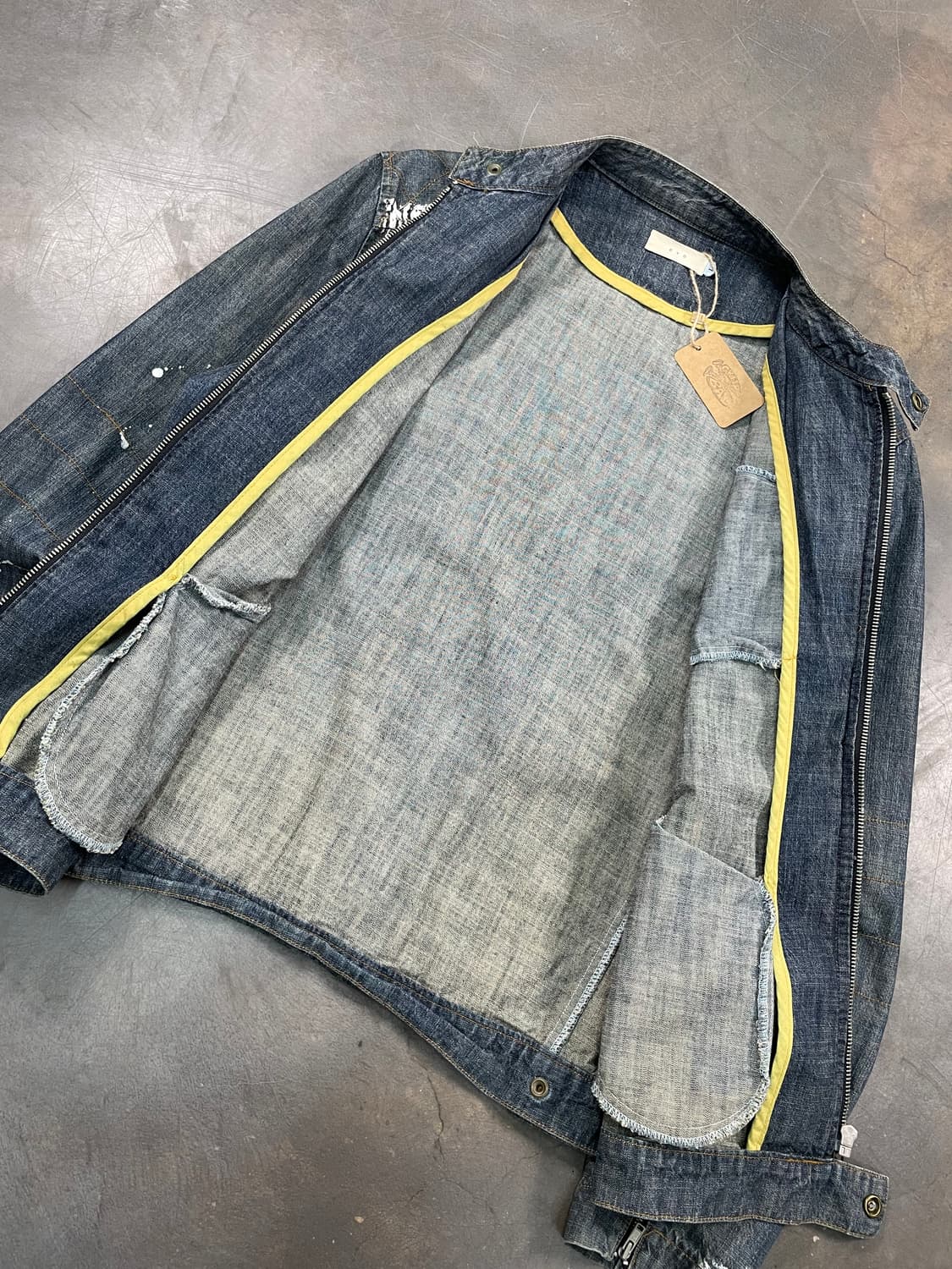 빈티지 페인티드 바이커 자켓 상품이미지6