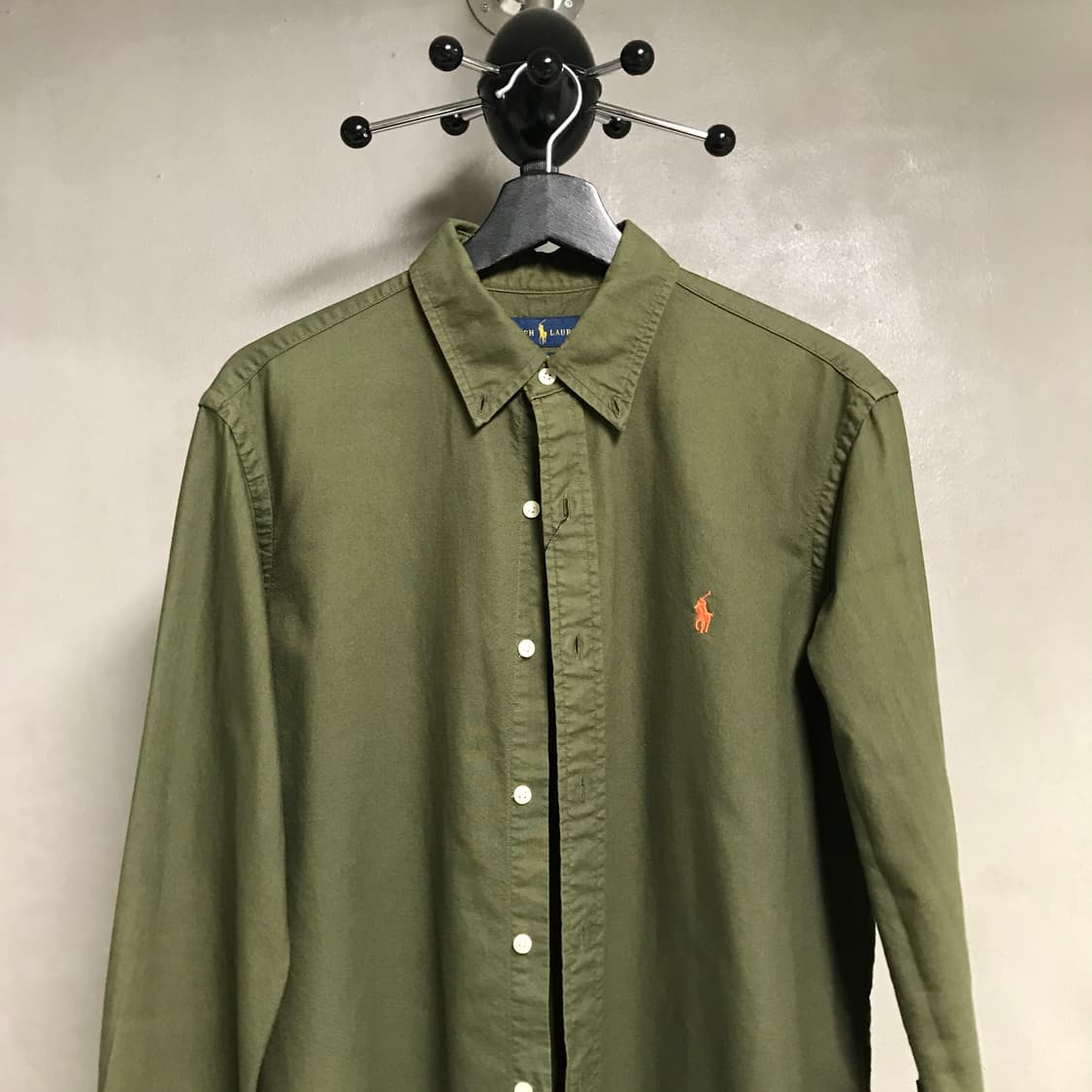 폴로 랄프로렌 카키 셔츠 M 상품이미지2