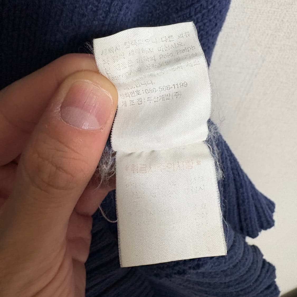 폴로 랄프로렌 V넥 코튼 니트 / 네이비, 100 상품이미지8