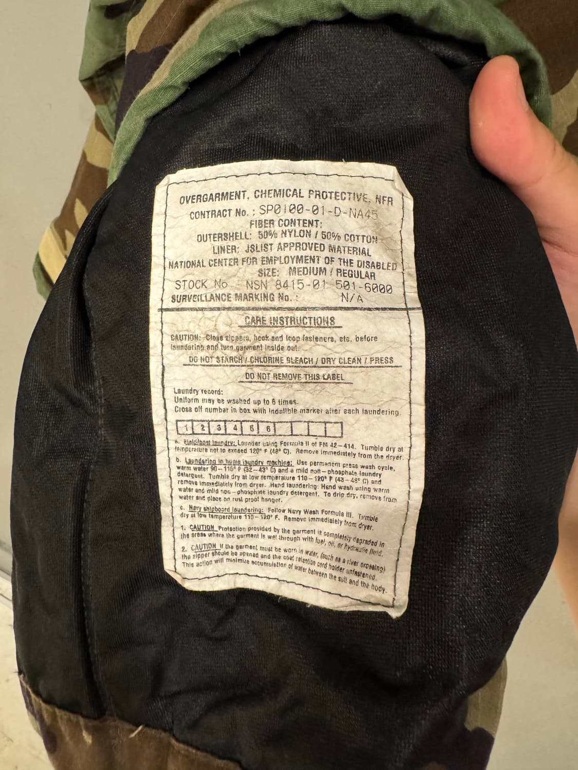 US ARMY 미군 우드랜드 립스탑 자켓 상품이미지8